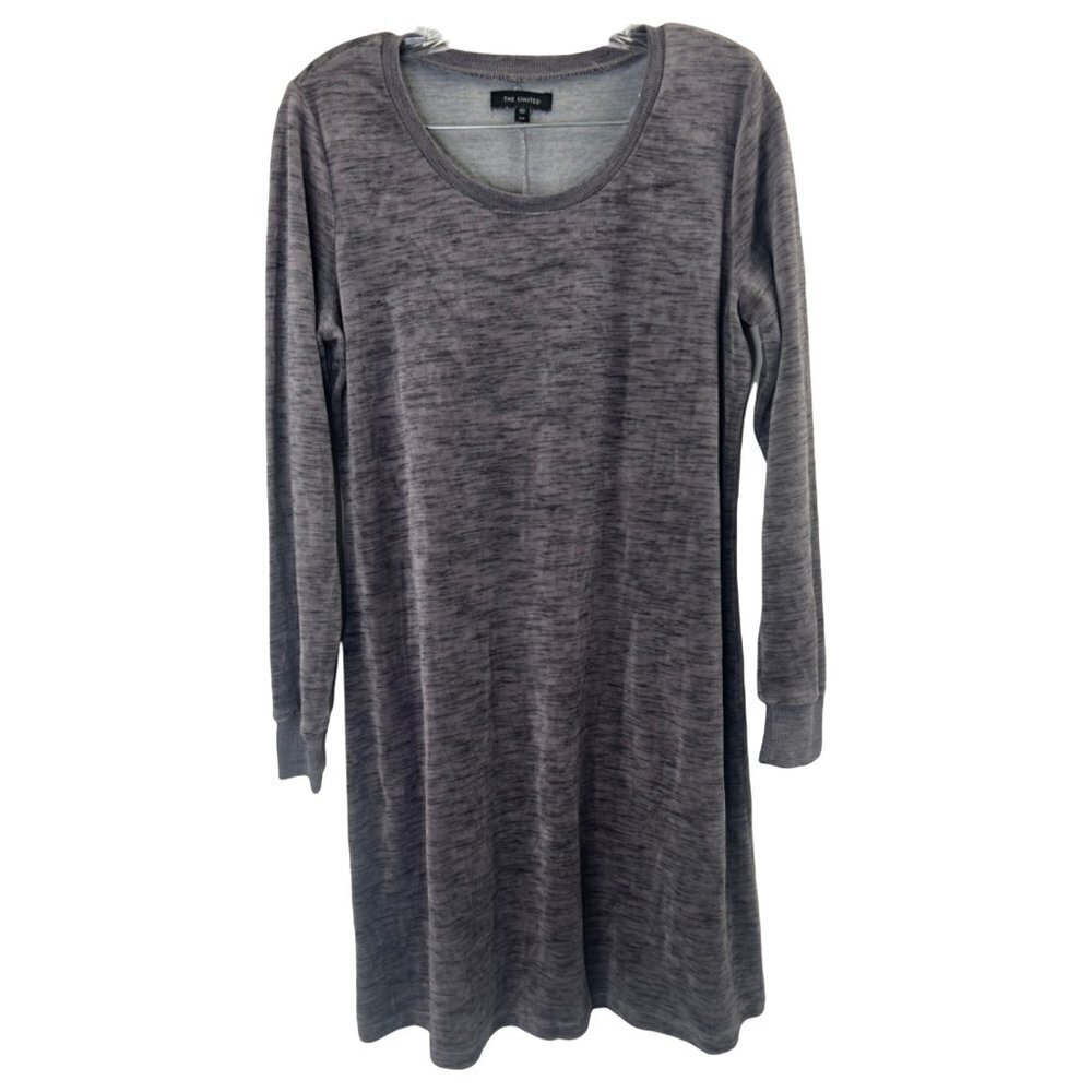 The Limited Women's Grey Sweater Cotton Dress